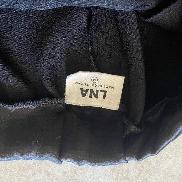 LNA Shine Cargo Pants in Black M - Picture 4 of 9